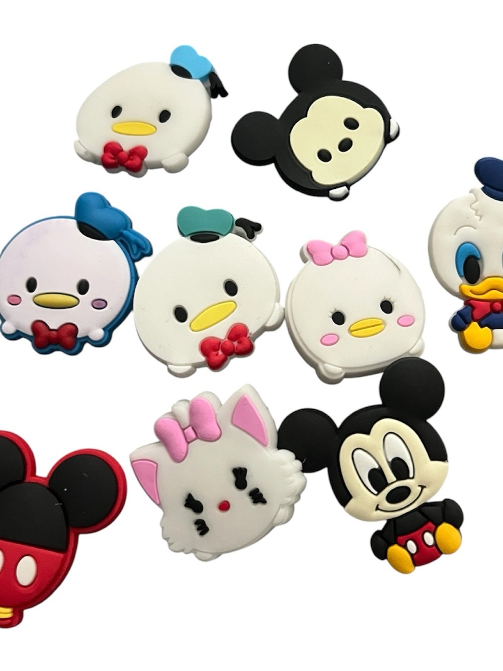 Set of 9 
Disney mickie Donald Duck Shoe Charms